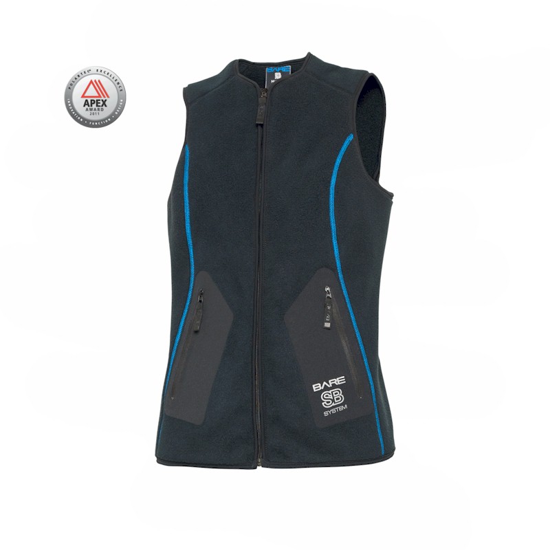 BARE SB System Mid Layer Vest - Womens Dry Undergarment | Lighthouse ...